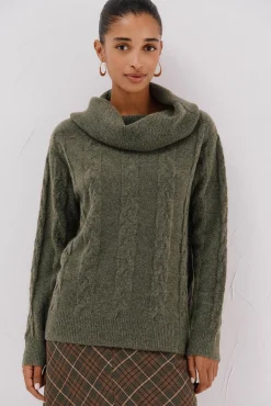 Jersey cuello amplio