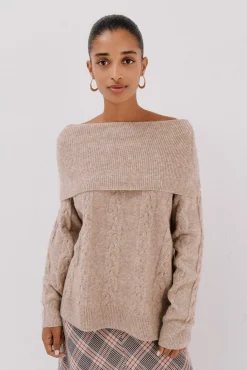 Jersey cuello amplio