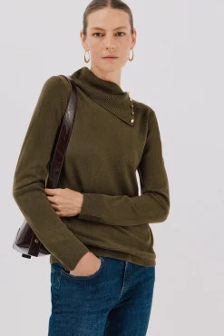 Jersey cuello botones