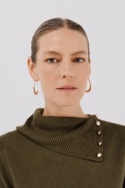 Jersey cuello botones