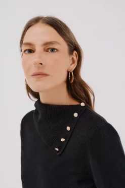 Jersey cuello botones