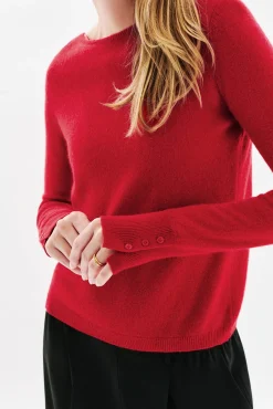 Jersey cuello redondo 100% cachemir