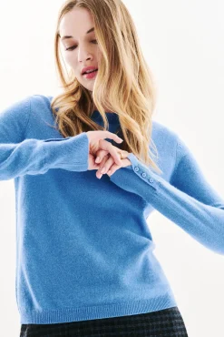 Jersey cuello redondo 100% cachemir