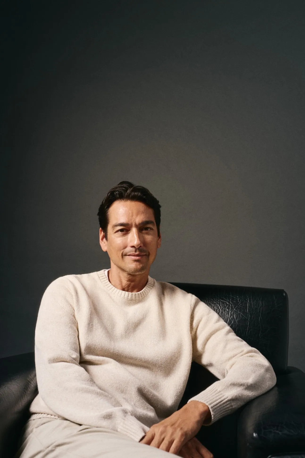 Jersey cuello redondo algodón torzal