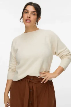 Jersey cuello redondo talla grande