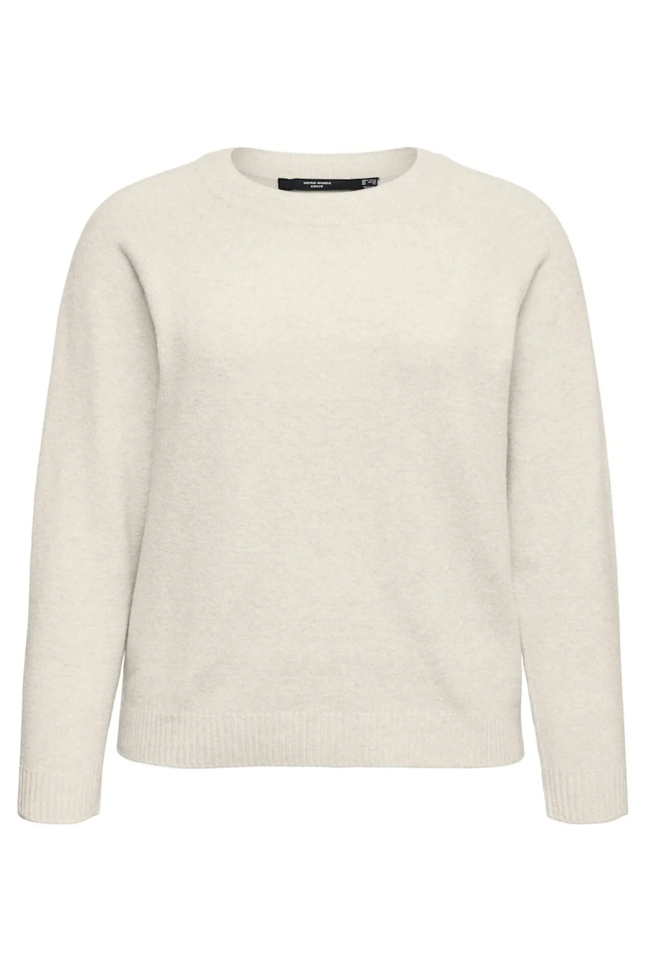 Jersey cuello redondo talla grande