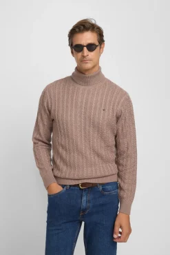 Jersey cuello vuelto de ochos