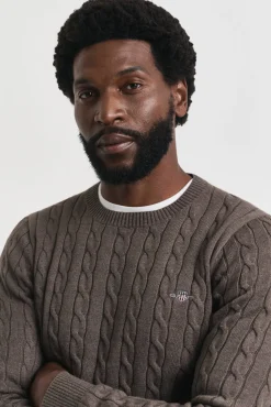 Jersey de algodón con cuello redondo