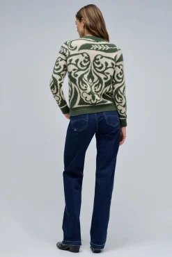 Jersey de lana con jacquard