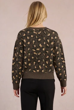 Jersey de manga larga estampado animal