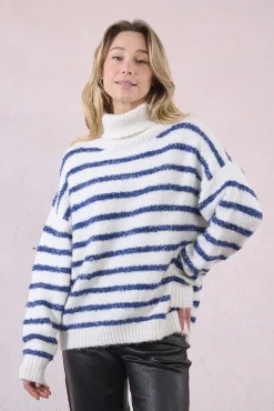 Jersey de manga larga estampado rayas