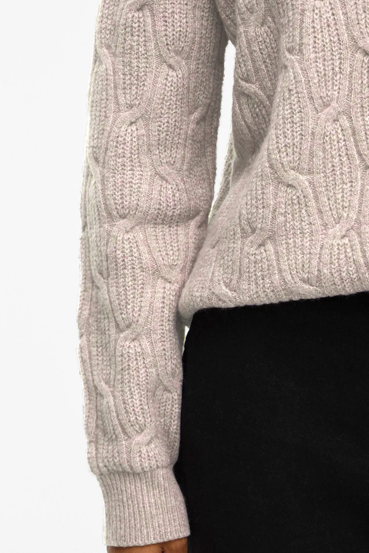 Jersey de ochos con cuello redondo