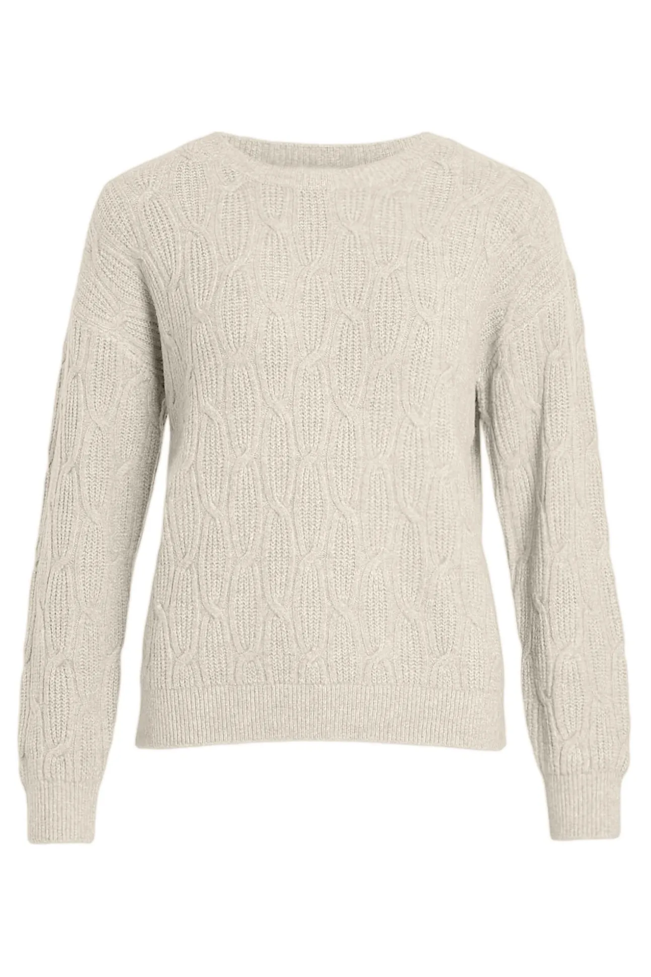 Jersey de ochos con cuello redondo