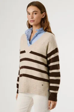 Jersey de punto Cecil Stripe