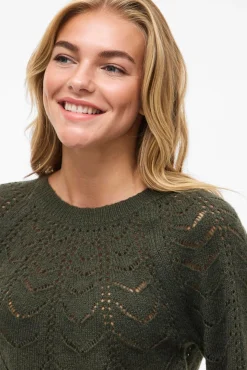 Jersey de punto con calados