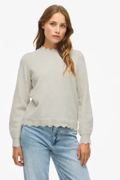 Jersey de punto con cuello perkins