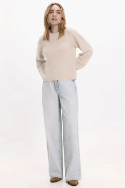 Jersey de punto con detalle en puño