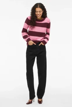 Jersey de punto con rayas