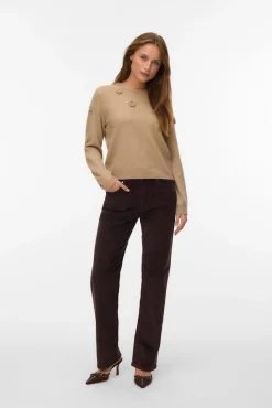 Jersey de punto cuello redondo