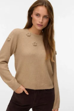 Jersey de punto cuello redondo