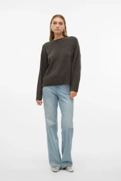 Jersey de punto cuello redondo