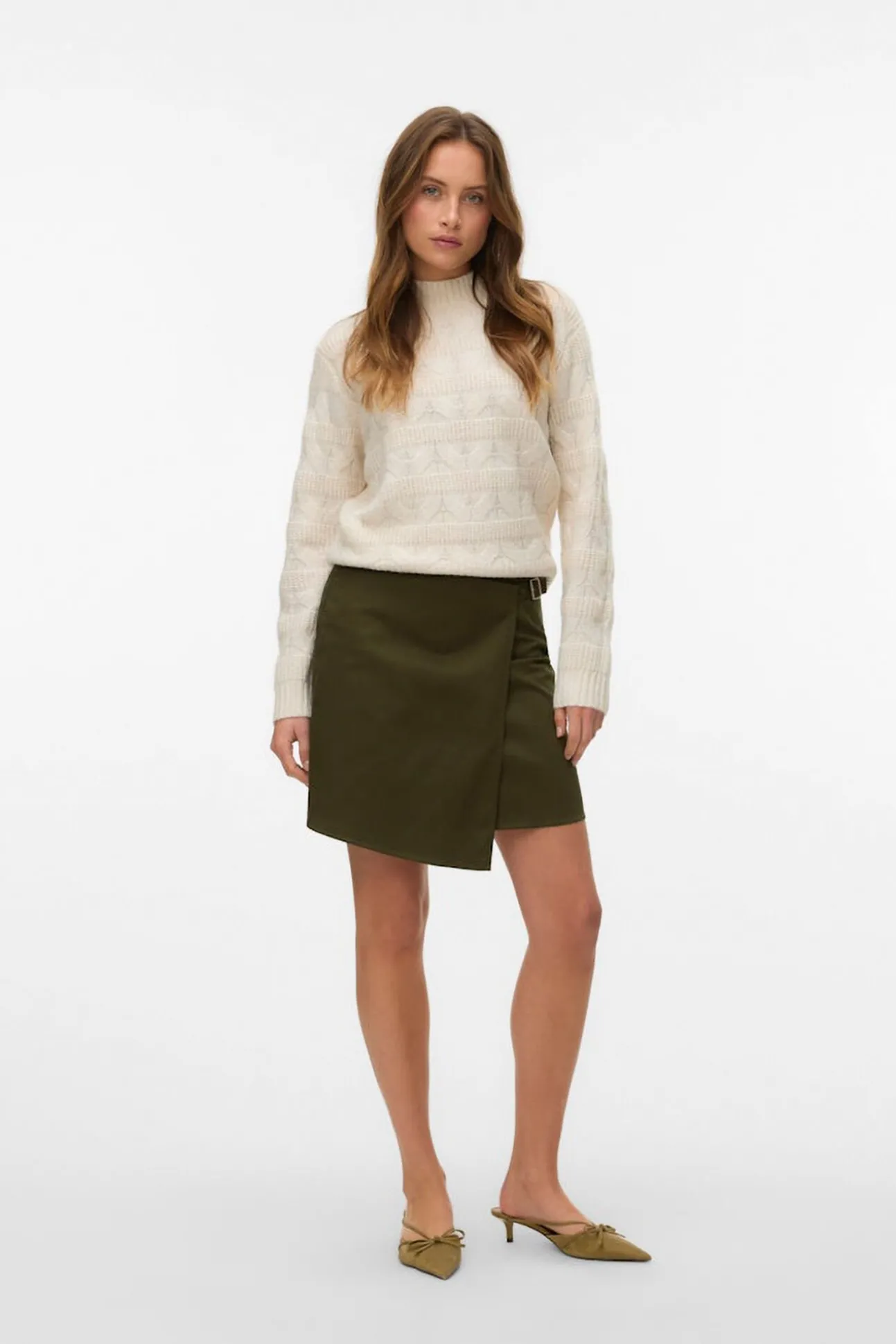 Jersey de punto cuello subido