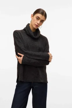 Jersey de punto cuello vuelto