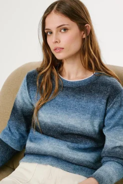 Jersey De Punto Efecto Degradado