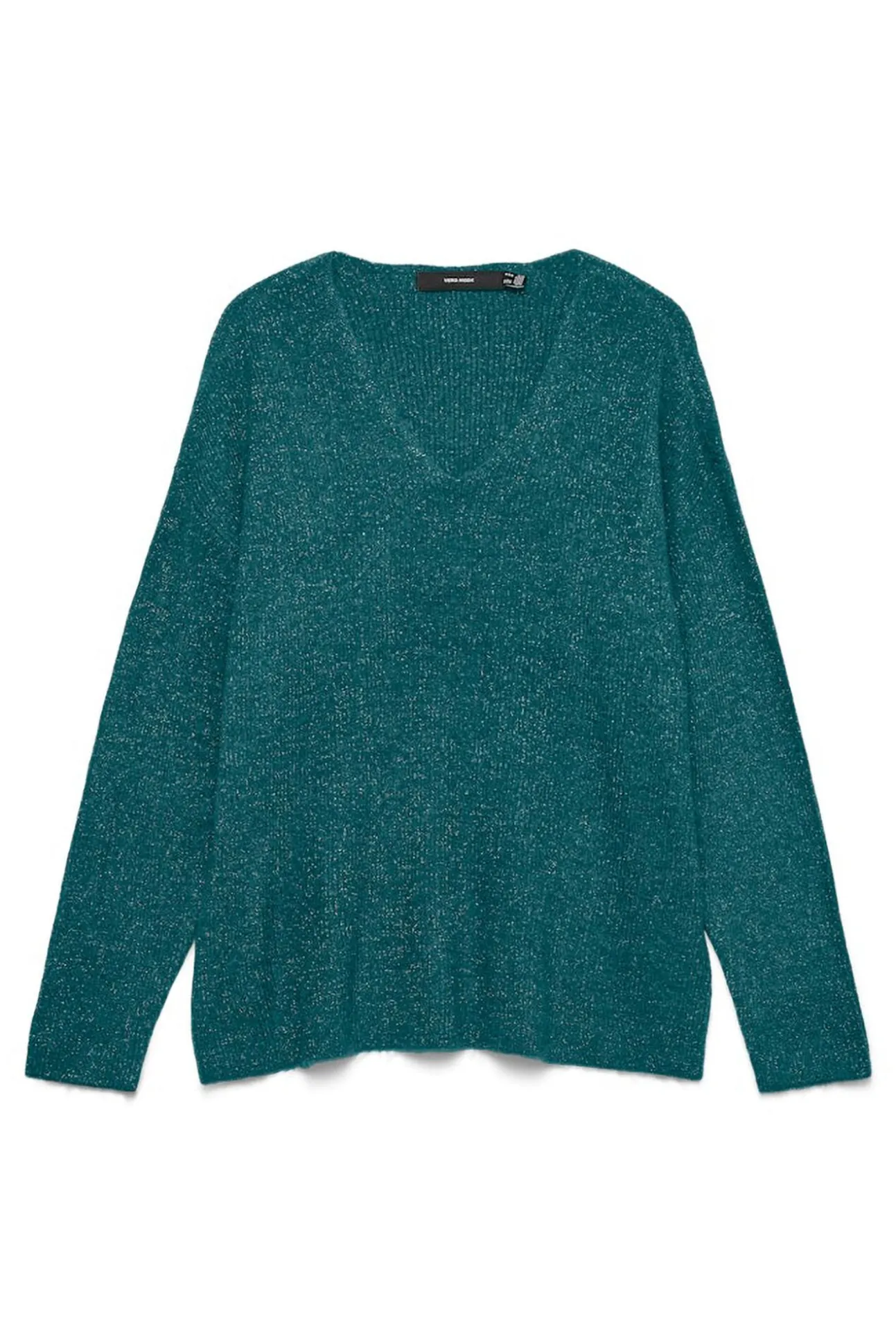 Jersey de punto fino de mujer con brillos