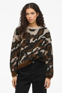 Jersey de punto jacquard con lana