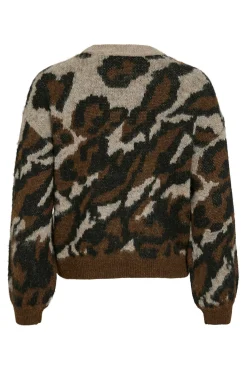 Jersey de punto jacquard con lana