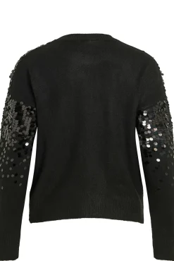 Jersey de punto lentejuelas
