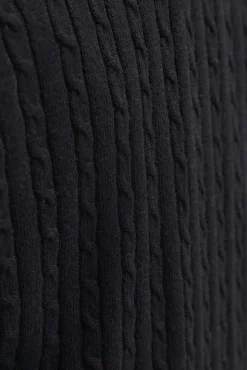 Jersey de punto trenzado