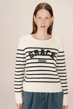 Jersey de rayas marinero