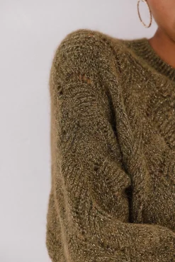 Jersey delantero lentejuelas.