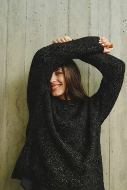 Jersey delantero lentejuelas.