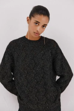 Jersey delantero lentejuelas.