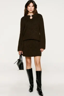 Jersey detalle metálico alpaca y lana