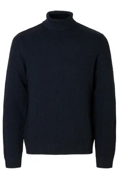 Jersey estructura cuello alto 100% algodón orgánico