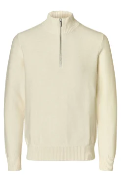 Jersey estructura media cremallera 100% algodón orgánico.