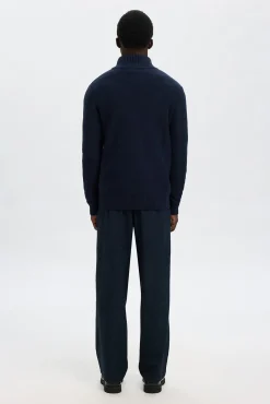 Jersey estructura media cremallera 100% algodón orgánico.