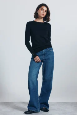 Jersey fino botones puños