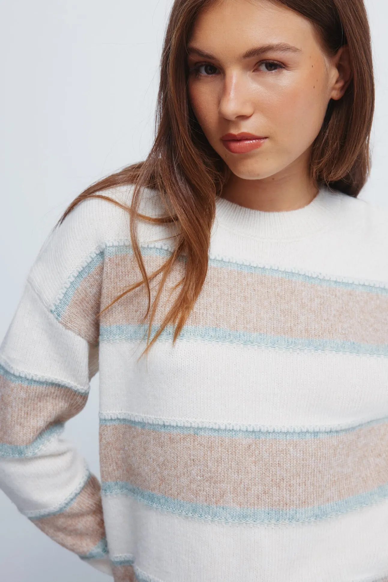 Jersey franjas relieve multi color