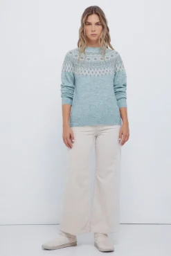 Jersey jacquard cenefa