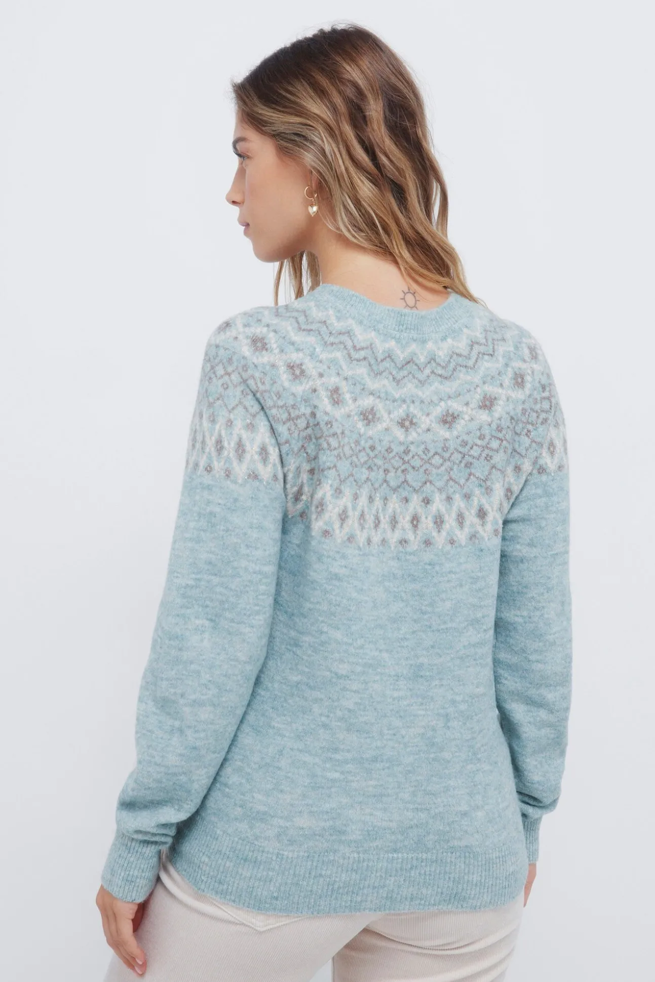 Jersey jacquard cenefa