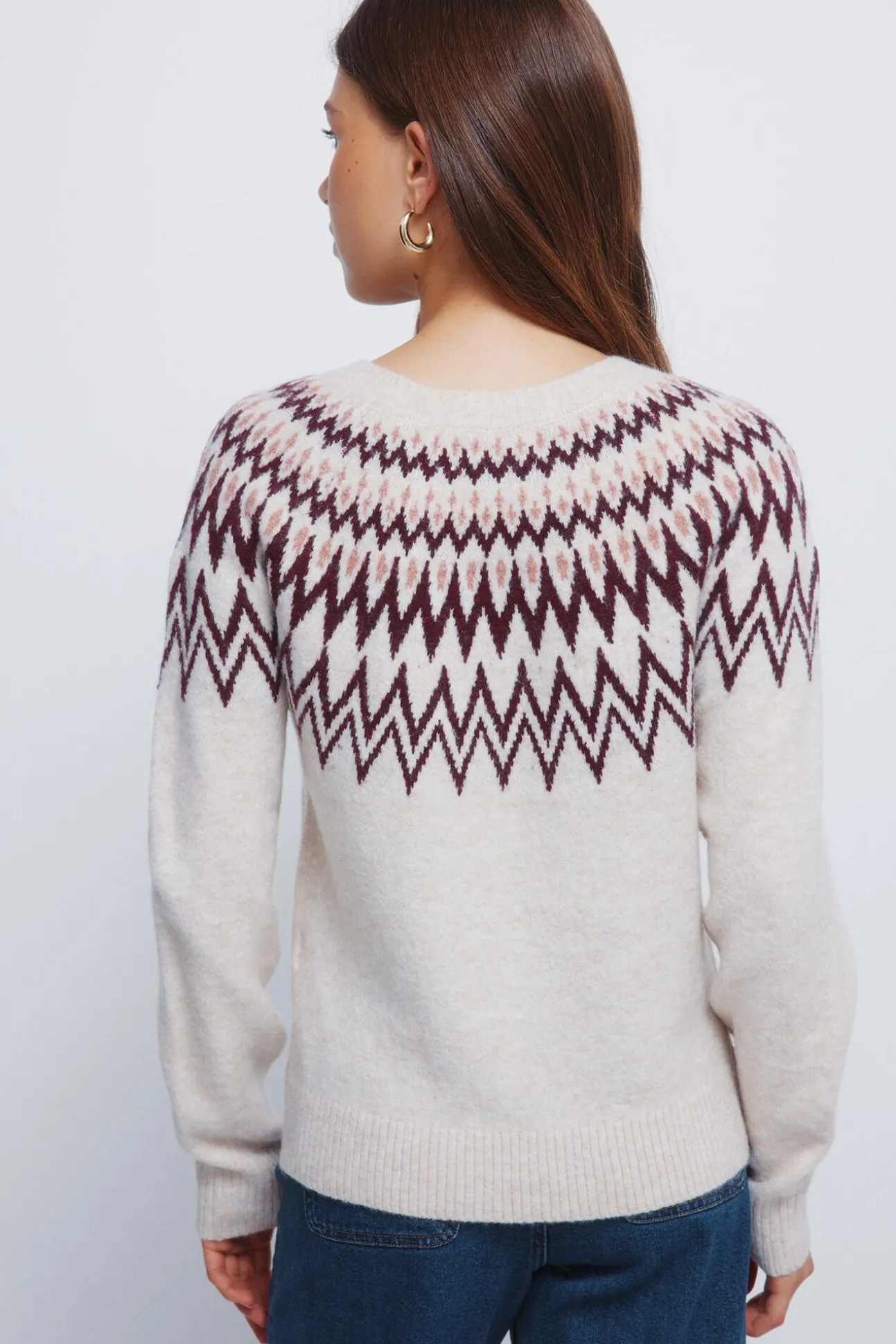 Jersey jacquard cenefas