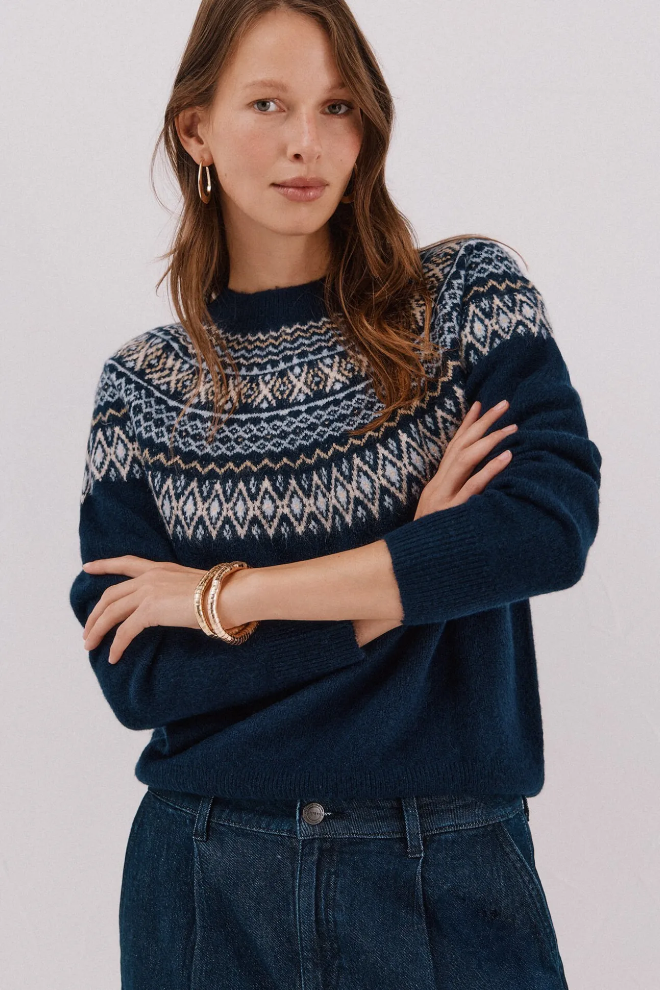 Jersey jacquard posicional