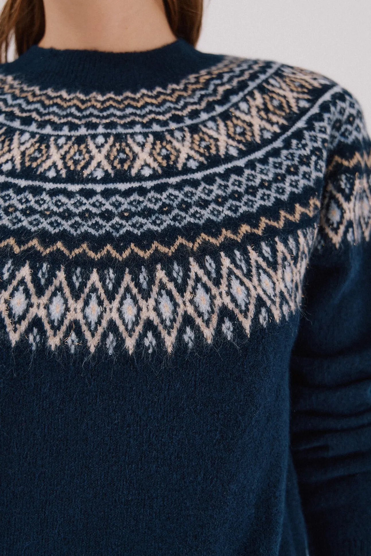 Jersey jacquard posicional