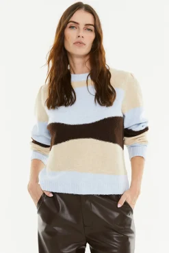 Jersey jacquard tricolor