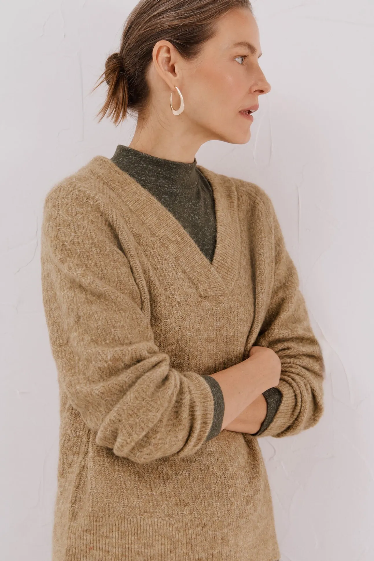 Jersey jaspeado pico